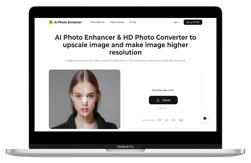 AI Photo Enhancer Pro：一键修复模糊照片，让旧照变高清，0基础也会修图-第1张图片