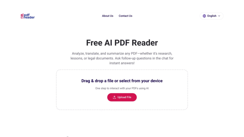 PDF文档太长读不懂读得累?Free AI PDF Reader一键总结还能对话,无需注册完全免费-第1张图片 PDF文档太长读不懂读得累?Free AI PDF Reader一键总结还能对话,无需注册完全免费-第1张图片