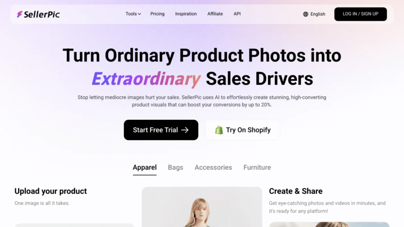 电商卖家的拍照救星!SellerPic AI一键生成专业产品图,无需设计基础-第1张图片 电商卖家的拍照救星!SellerPic AI一键生成专业产品图,无需设计基础-第1张图片
