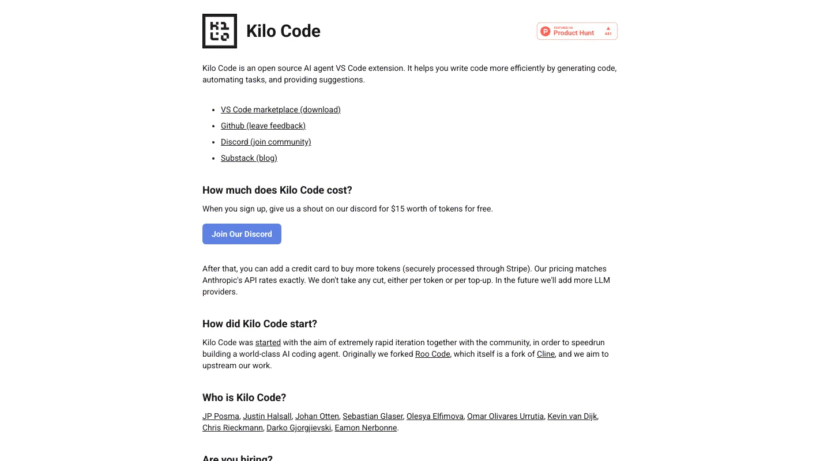 Kilo Code是什么？一个免费好用的AI编程助手，新手也能轻松上手-第1张图片