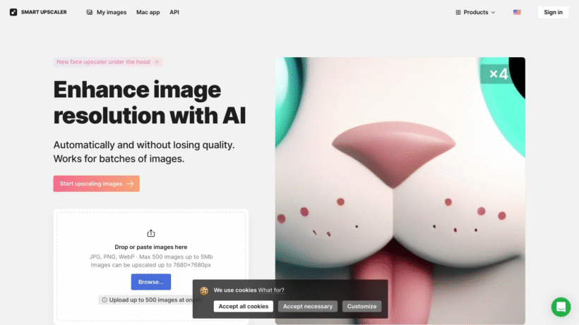 AI Smart Upscaler:一键拯救模糊照片,让老图变高清的得力AI小助手-第1张图片 AI Smart Upscaler:一键拯救模糊照片,让老图变高清的得力AI小助手-第1张图片