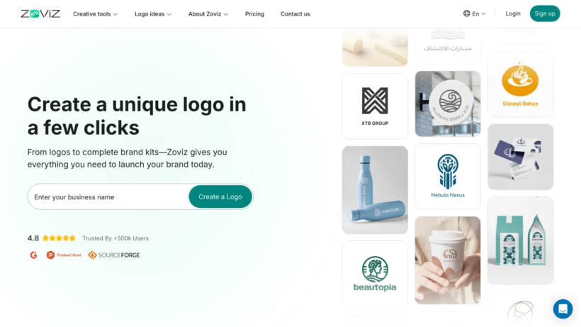 Zoviz是什么？零基础小白也能几分钟免费设计专属Logo的AI工具-第1张图片