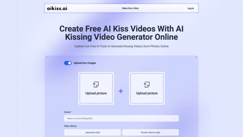 AI Kiss Video Generator：一键AI生成逼真接吻视频，解锁专属浪漫与创意-第1张图片