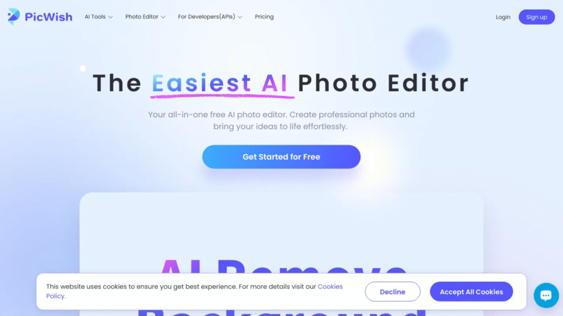 PicWish AI：零基础也能轻松修图，一键搞定抠图、老照片修复与画质增强-第1张图片