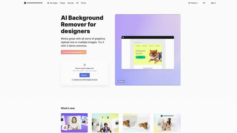 AI Background Remover：一键智能批量抠图换底的实用修图神器推荐-第1张图片