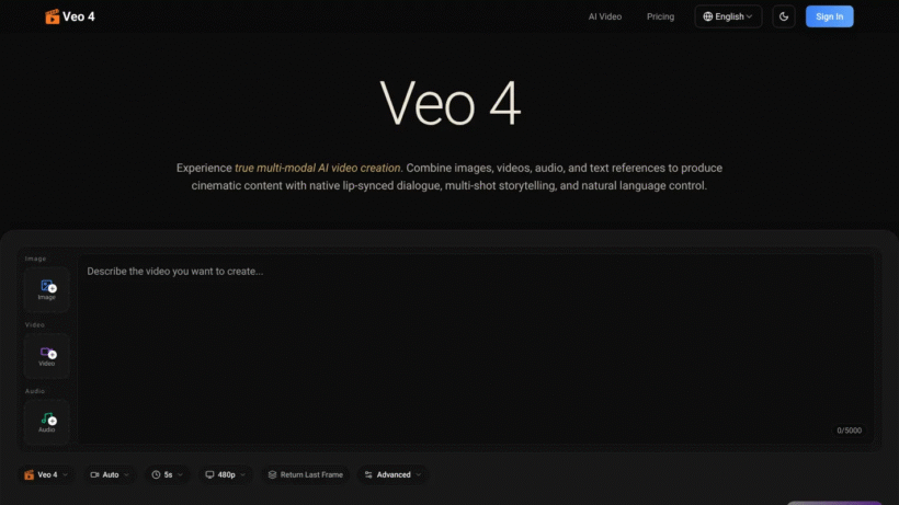 AI Veo 4是什么？一键生成带同步声音和多镜头的电影感短视频神器-第1张图片