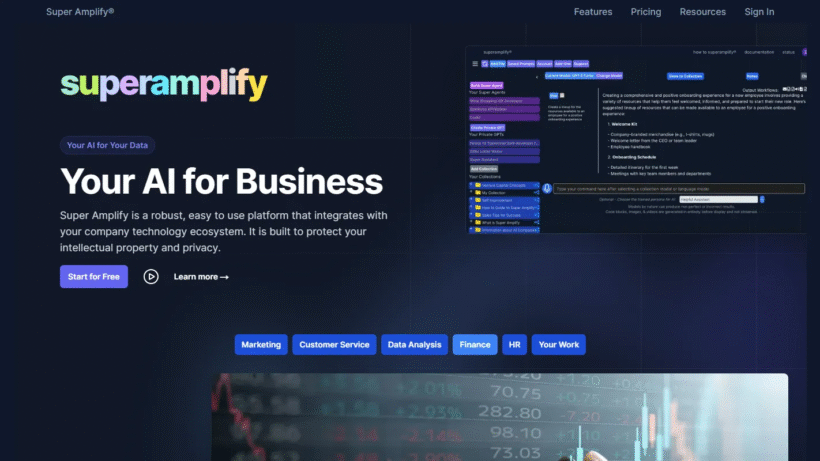 Super Amplify：一个可以帮你处理工作杂事的AI智能办公助手介绍-第1张图片