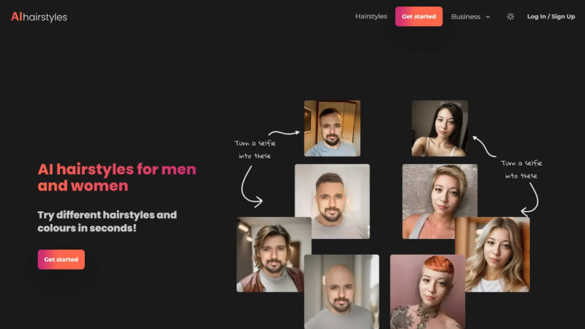 AI Hairstyles虚拟试发AI工具：一键预览百变发型，告别剪发翻车烦恼-第1张图片