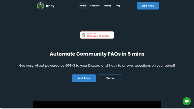 Ansy AI：一款基于GPT-3的Discord智能问答机器人-第1张图片
