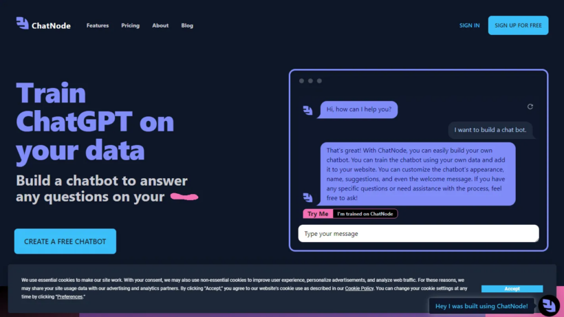 ChatNode：一个能帮你训练专属AI助手、轻松搞定客服与培训的日常实用工具-第1张图片
