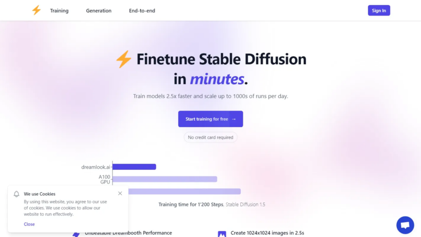DreamLook AI：一款能帮你定制专属AI模型、快速生成图片的实用工具
