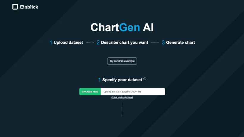 ChartGen AI:智能图表工具,操作简单适配多场景,轻松快速制作专业数据可视化图表-第1张图片 ChartGen AI:智能图表工具,操作简单适配多场景,轻松快速制作专业数据可视化图表-第1张图片