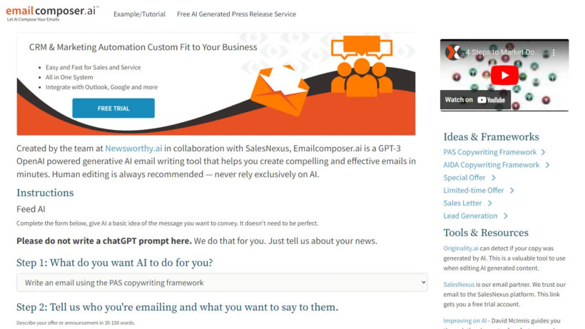 EmailComposer AI:一款免费的智能邮件写作工具,轻松撰写各类专业营销商务邮件-第1张图片 EmailComposer AI:一款免费的智能邮件写作工具,轻松撰写各类专业营销商务邮件-第1张图片