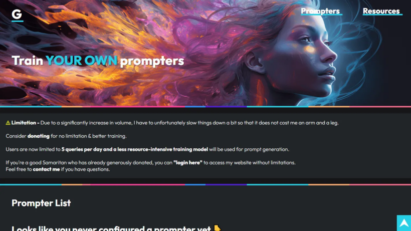 G-Prompter：自定义AI提示词训练工具，支持风格定制配图创作与多场景创意辅助