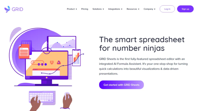 GRID Sheets：自带AI公式助手、多软件兼容的轻量化实用表格工具-第1张图片