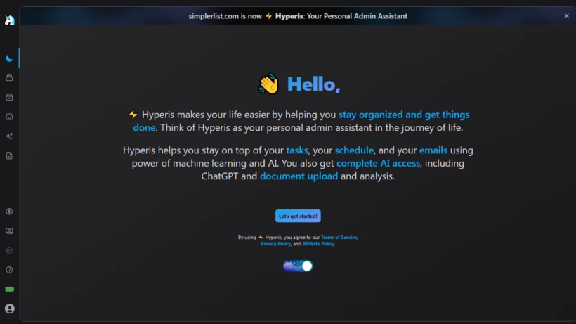 Hyperis：智能统筹管理个人与团队事务、优化时间安排，提升日常工作效率的AI工具