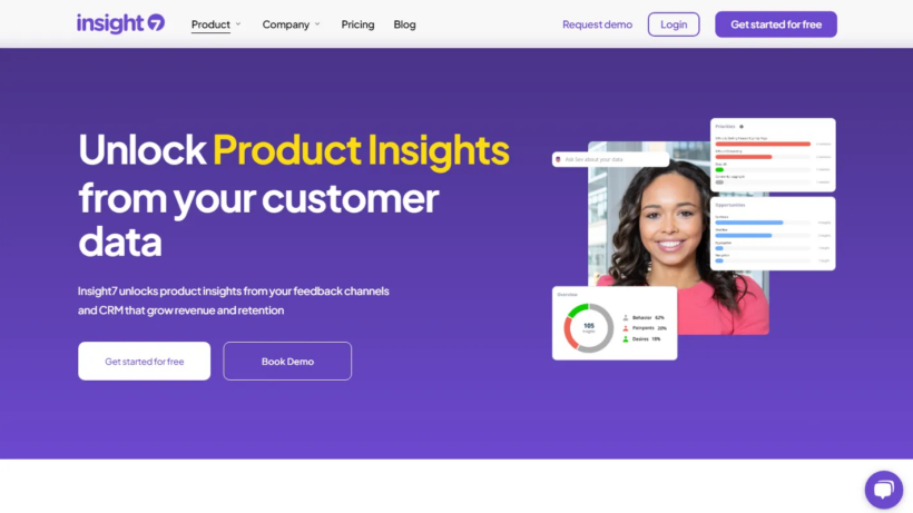 Insight7:面向B2B企业的AI客户洞察平台,自动分析反馈助力产品与营收增长-第1张图片 Insight7:面向B2B企业的AI客户洞察平台,自动分析反馈助力产品与营收增长-第1张图片