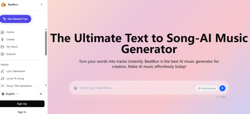 Turn text prompts into songs：一款没有专业编曲演唱技能也能轻松制作专属原创音乐的AI工具介绍-第1张图片