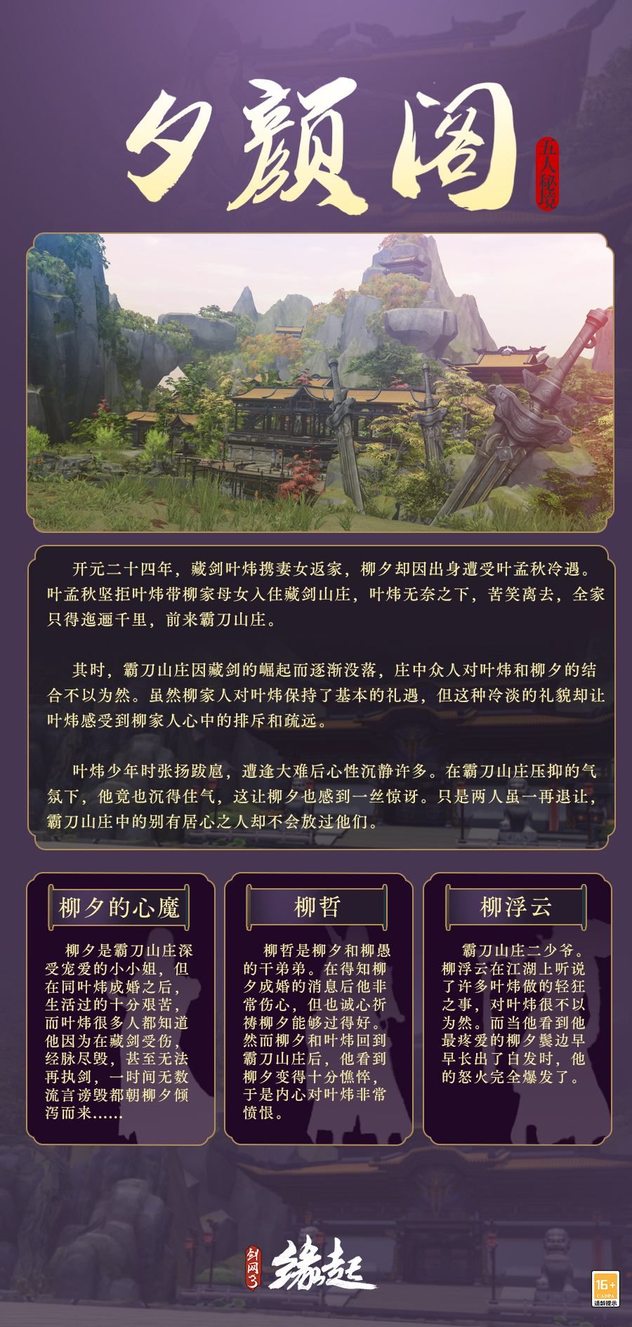 《剑网3缘起》&ldquo;风骨霸刀&rdquo;新赛季今日启程,新门派霸刀携洛阳城登场-第6张图片